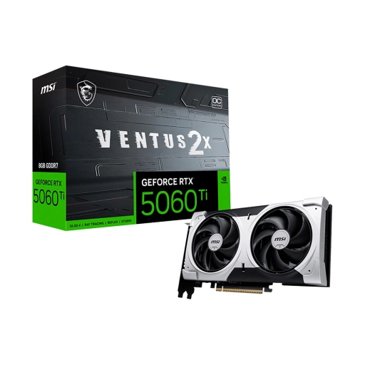 Tarjeta de Video MSI Ventus 2X OC NVIDIA�RTX5060TI 8GB GDDR7 
