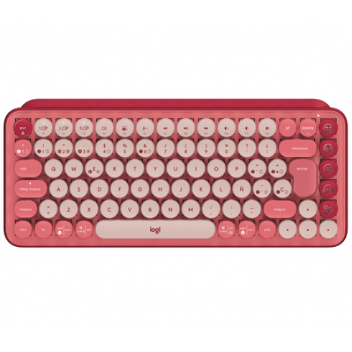 Teclado Inal�mbrico Logitech POP Keys Coral Rose