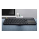 No necesita un ratón: este teclado compacto tiene un touchpad integrado de 9 centímetros.