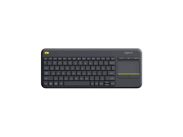 No necesita un ratón: este teclado compacto tiene un touchpad integrado de 9 centímetros.