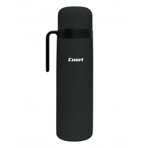 Termo Cuori Tero 1 Litro Acero Inoxidable Negro