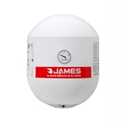 Calefon Termotanque James 30 Litros Cil�ndrico Acero Clase A