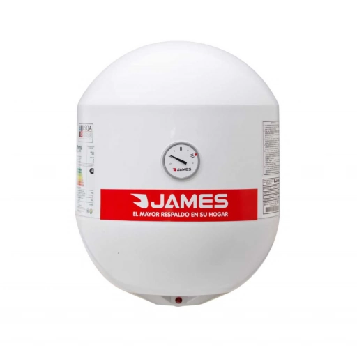 Termotanque James 30 Litros Cil�ndrico Acero Clase A