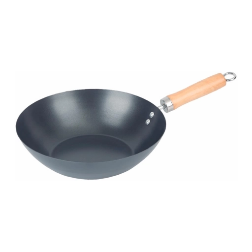 Wok Cuori Carbone 28cm Antiadherente