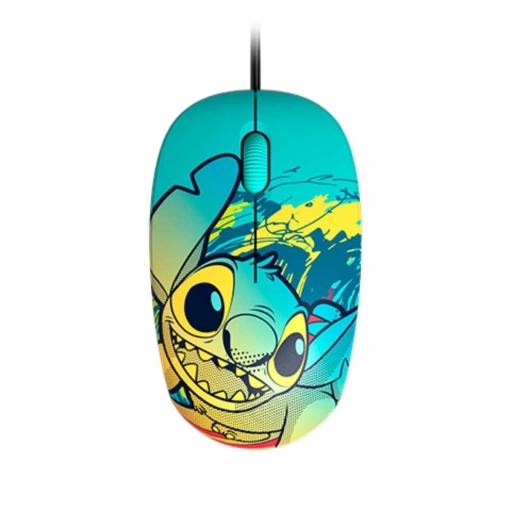Mouse Xtech Disney Stitch USB cableado Azul
